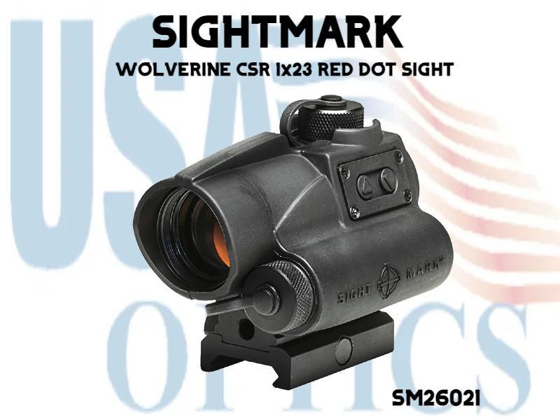 SIGHTMARK, SM26021, WOLVERINE CSR 1x23 RED DOT SIGHT