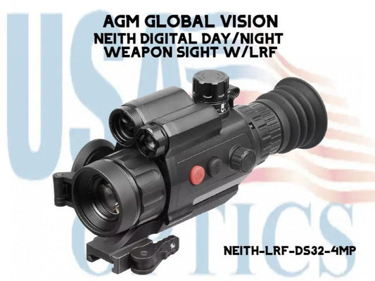 AGM, NEITH-LRF-DS32-4MP, NEITH DIGITAL DAY/NIGHT WEAPON SIGHT W/LRF