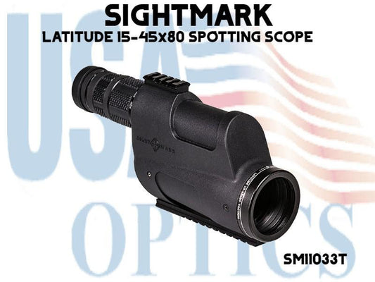 SIGHTMARK, SM11033T, LATITUDE 15-45x80 SPOTTING SCOPE
