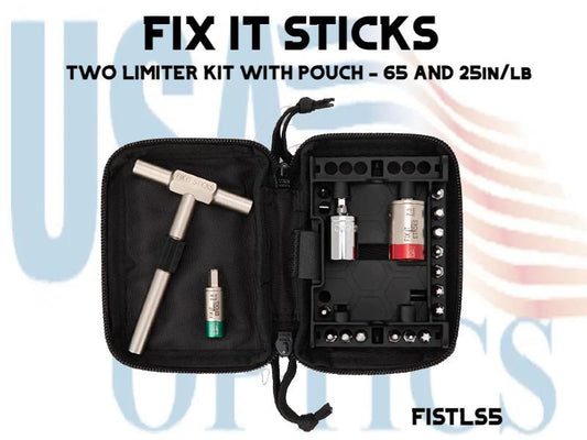 FIX IT STICKS, FISTLS5, TWO LIMITER KIT WITH POUCH - 65 AND 25in/lb