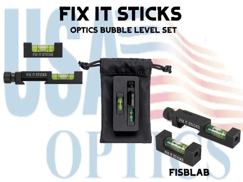 FIX IT STICKS, FISBLAB, OPTICS BUBBLE LEVEL SET