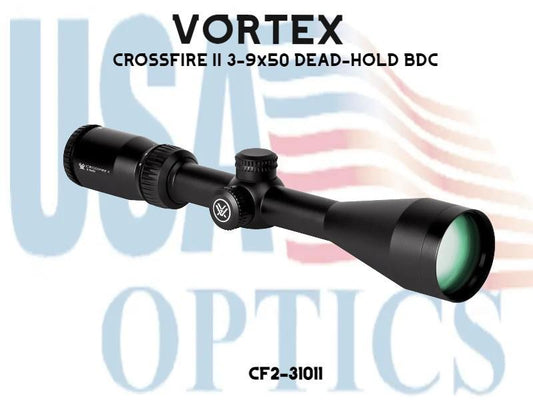 VORTEX, CF2-31011, CROSSFIRE II 3-9x50 DEAD-HOLD BDC