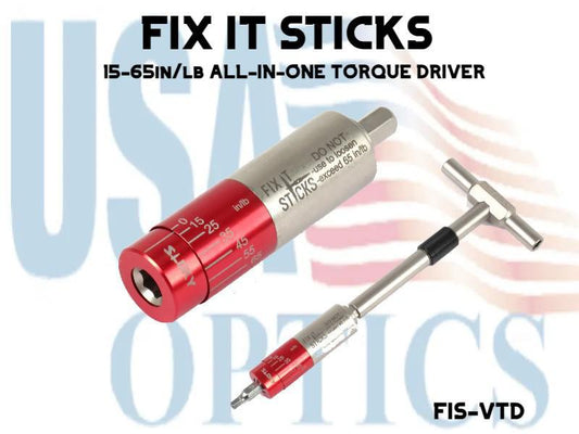 FIX IT STICKS, FIS-VTD, 15-65in/lb ALL-IN-ONE TORQUE DRIVER