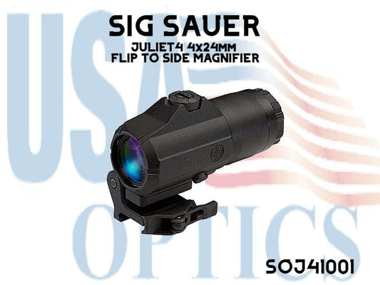 SIG SAUER, SOJ41001, JULIET4 4x24mm FLIP TO SIDE MAGNIFIER