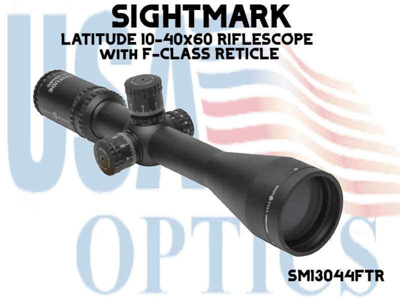 SIGHTMARK, SM13044FTR, LATITUDE 10-40x60 RIFLESCOPE with F-CLASS RETICLE