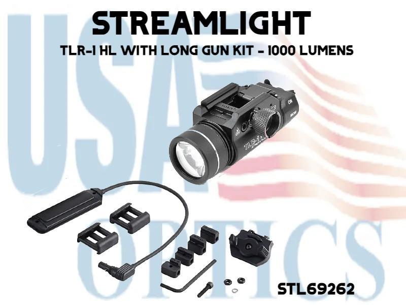 STREAMLIGHT, STL69262, TLR-1 HL WITH LONG GUN KIT - 1000 LUMENS