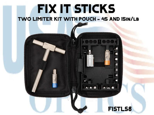 FIX IT STICKS, FISTLS8, TWO LIMITER KIT WITH POUCH - 45 AND 15in/lb