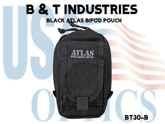 B & T INDUSTRIES, BT30-B, BLACK ATLAS BIPOD POUCH