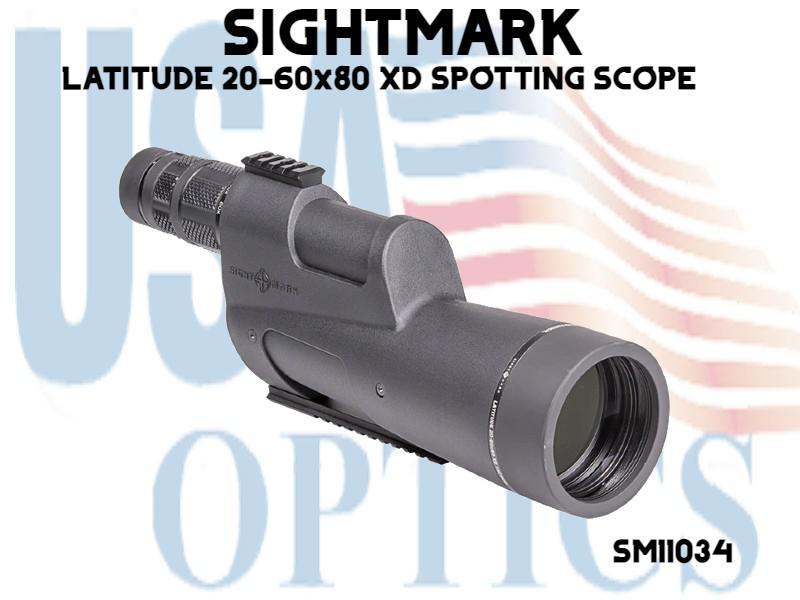 SIGHTMARK, SM11034, LATITUDE 20-60x80 XD SPOTTING SCOPE