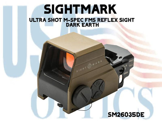 SIGHTMARK, SM26035DE,  ULTRA SHOT M-SPEC FMS REFLEX SIGHT - DARK EARTH
