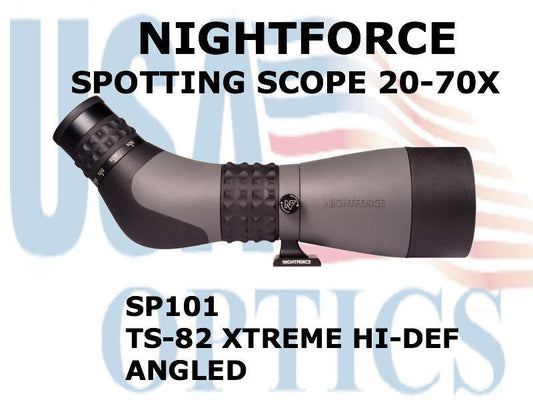 NIGHTFORCE, SP101, TS-82 - Xtreme Hi-Def -  Angled - 20-70x