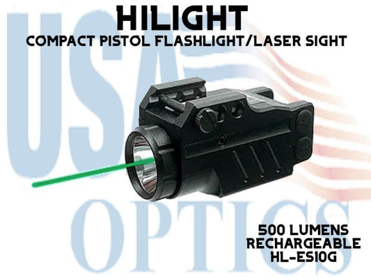 HILIGHT, HL-ES10G, ENFORCER GREEN LASER AND FLASHLIGHT