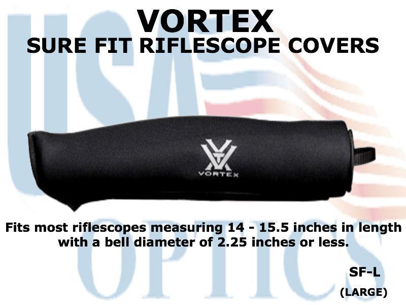 VORTEX, SF-L, SURE FIT RIFLESCOPE COVER - LARGE