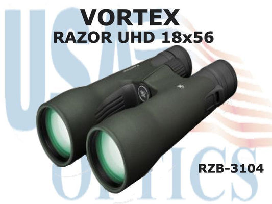 VORTEX, RZB-3104, RAZOR UHD 18x56 BINOCULARS