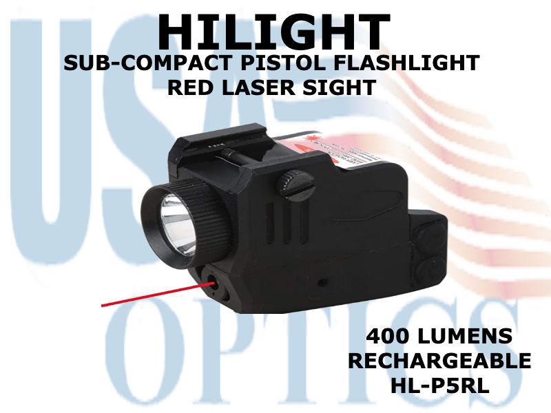 HILIGHT, HL-P5RL, RED LASER LIGHT COMBO/MAGNETIC RECHARGE