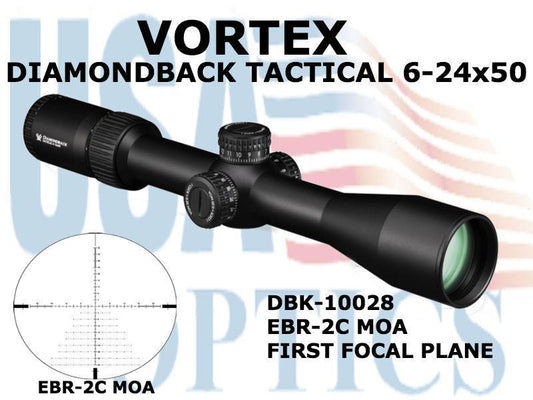 VORTEX, DBK-10028, 6-24x50, FFP, MOA DIAMONDBACK
