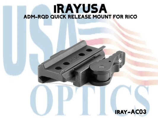 iRAYUSA, IRAY-AC03, ADM-RQD QUICK RELEASE  MOUNT FOR RICO