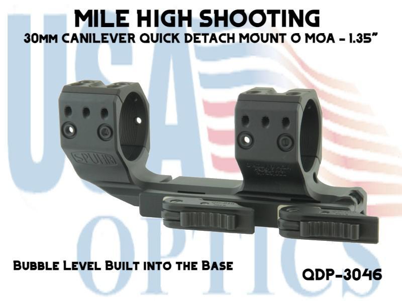 SPUHR, QDP-3046, 30mm CANILEVER QUICK DETACH MOUNT O MOA - 1.35"