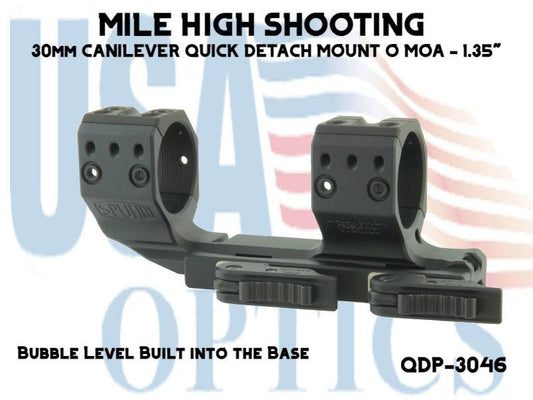 SPUHR, QDP-3046, 30mm CANILEVER QUICK DETACH MOUNT O MOA - 1.35"