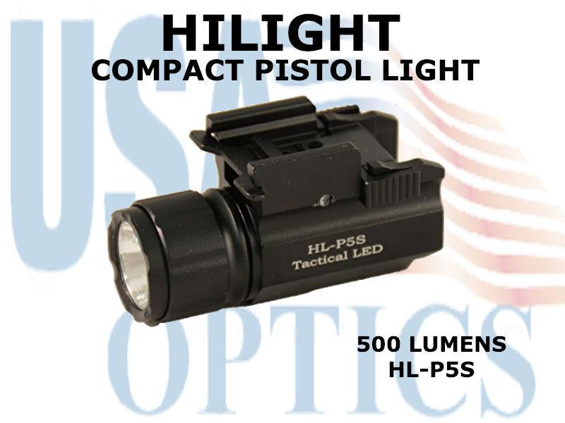 HILIGHT, HL-P5S, FLASHLIGHT for SUBCOMPACT PISTOLS