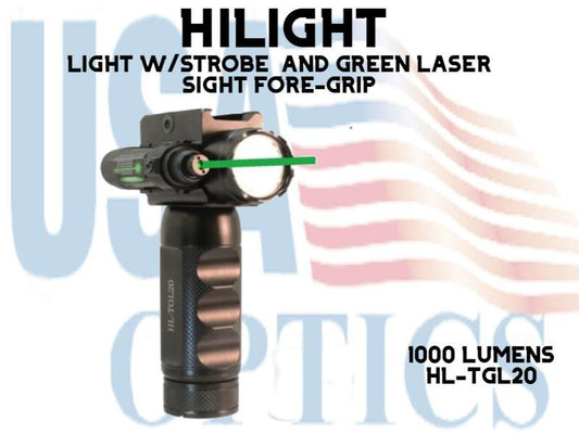 HILIGHT, HL-TGL20, GRIP LIGHT/GREEN LASER