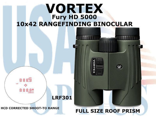 VORTEX, LRF301, FURY HD 5000 10x42 BINO LRF GEN II