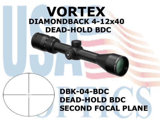 VORTEX, DBK-04-BDC, DIAMONDBACK 4-12x40 BDC MOA