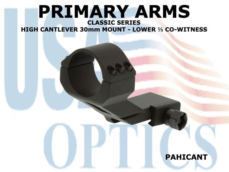 PRIMARY ARMS, PAHICANT, HIGH CANTILEVER 30mm MOUNT - LOWER 1/3 CO-WITNESS