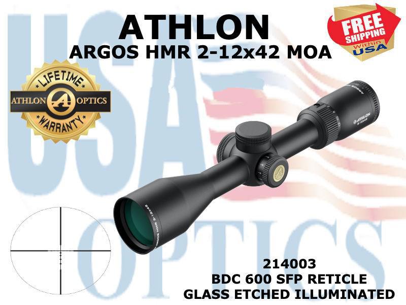 ATHLON, 214003, ARGOS HMR 2-12x42 BDC 600 SFP MOA