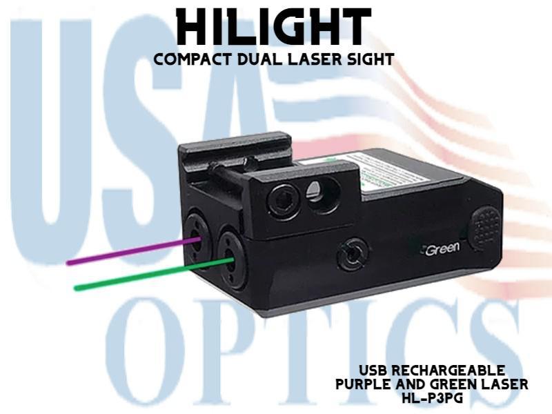 HILIGHT, HL-P3PG, PURPLE AND GREEN DUAL LASER SIGHT