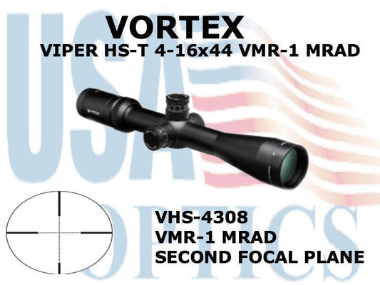 VORTEX, VHS-4308, VIPER HS-T 4-16x44  VMR-1 MRAD SFP
