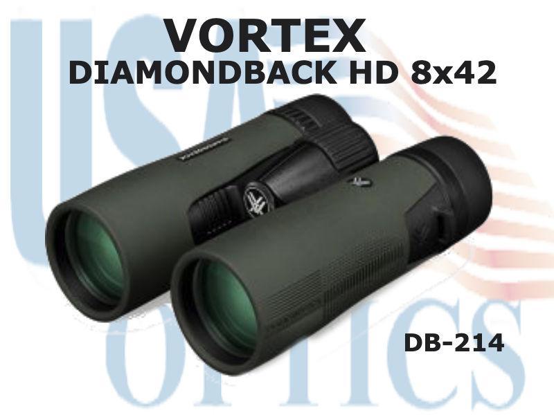 VORTEX, DB-214, DIAMONDBACK HD 8x42 BINOCULARS