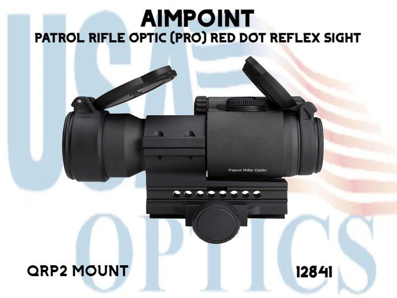 AIMPOINT, 12841, PATROL RIFLE OPTIC (PRO) RED DOT REFLEX SIGHT - QRP2 MOUNT
