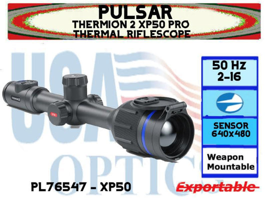 PULSAR, PL76547, THERMION 2 XP50 PRO THERMAL RIFLESCOPE