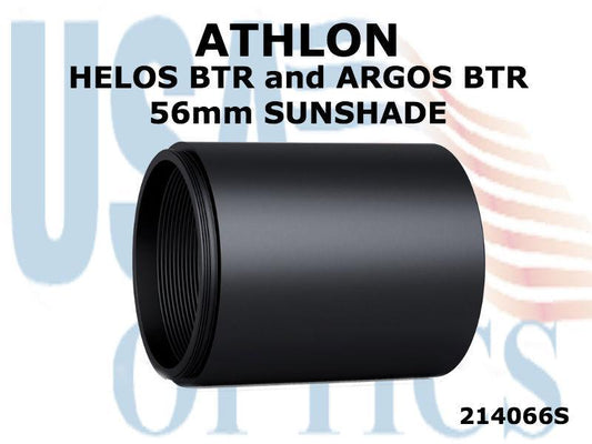 ATHLON, 214066S, HELOS BTR and ARGOS BTR 56mm RIFLESCOPE SUNSHADE - BLACK