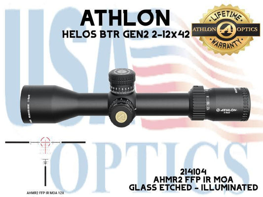 ATHLON, 214104,  HELOS BTR GEN2 2-12x42 AHMR2 FFP IR MOA