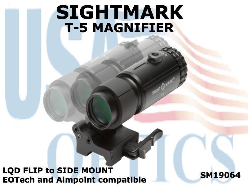 SIGHTMARK, SM19064, T-5 MAGNIFIER WITH LQD FLIP TO SIDE MOUNT