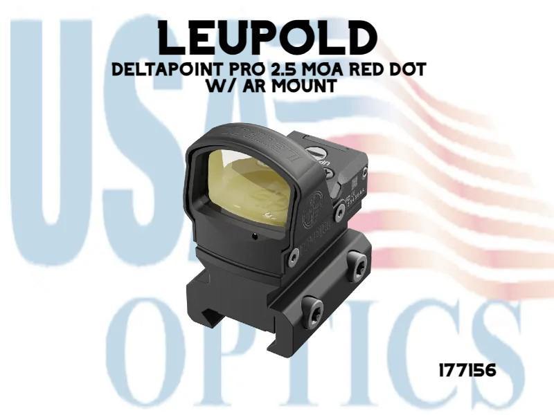LEUPOLD, 177156, DELTAPOINT PRO 2.5 MOA RED DOT W/ AR MOUNT