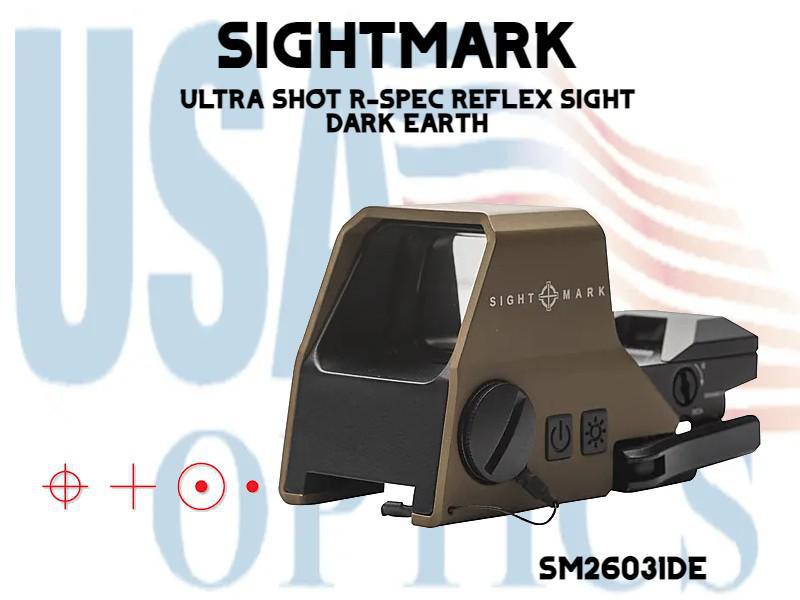 SIGHTMARK, SM26031DE, ULTRA SHOT R-SPEC REFLEX SIGHT - DARK EARTH