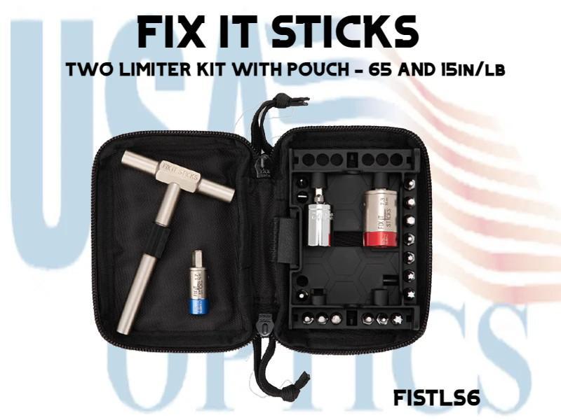 FIX IT STICKS, FISTLS6, TWO LIMITER KIT WITH POUCH - 65 AND 15in/lb