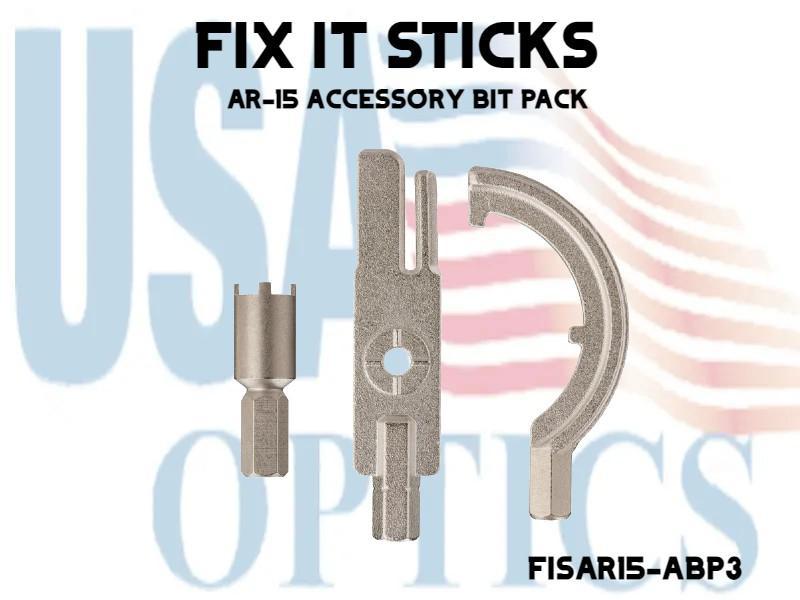 FIX IT STICKS, FISAR15-ABP3, AR-15 ACCESSORY BIT PACK