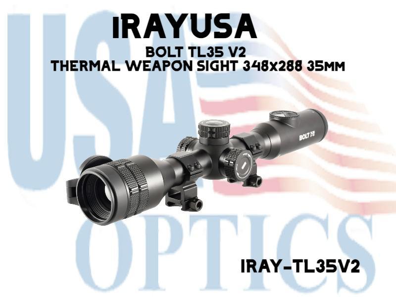 iRAYUSA, IRAY-TL35V2, BOLT TL35 V2 THERMAL WEAPON SIGHT 348x288 35mm