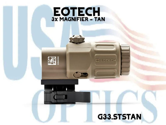 EoTECH, G33.STSTAN, 3x MAGNIFIER - TAN