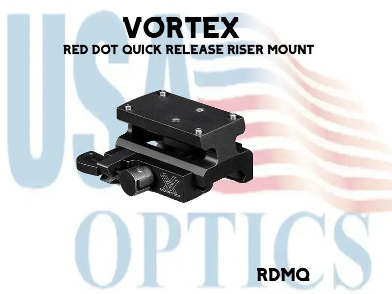 VORTEX, RDMQ, RED DOT QUICK RELEASE RISER MOUNT – USA OPTICS