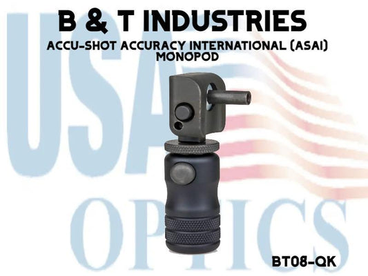 B & T INDUSTRIES, BT08-QK, ACCU-SHOT ACCURACY INTERNATIONAL (ASAI) MONOPOD