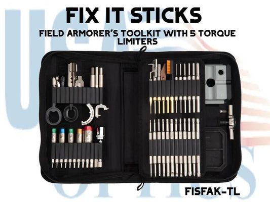 FIX IT STICKS, FISFAK-TL, FIELD ARMORER'S TOOLKIT WITH 5 TORQUE LIMITERS