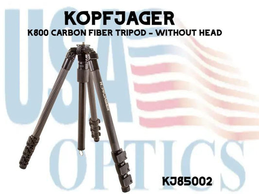 KOPFJAGER, KJ85002, K800 CARBON FIBER TRIPOD - WITHOUT HEAD