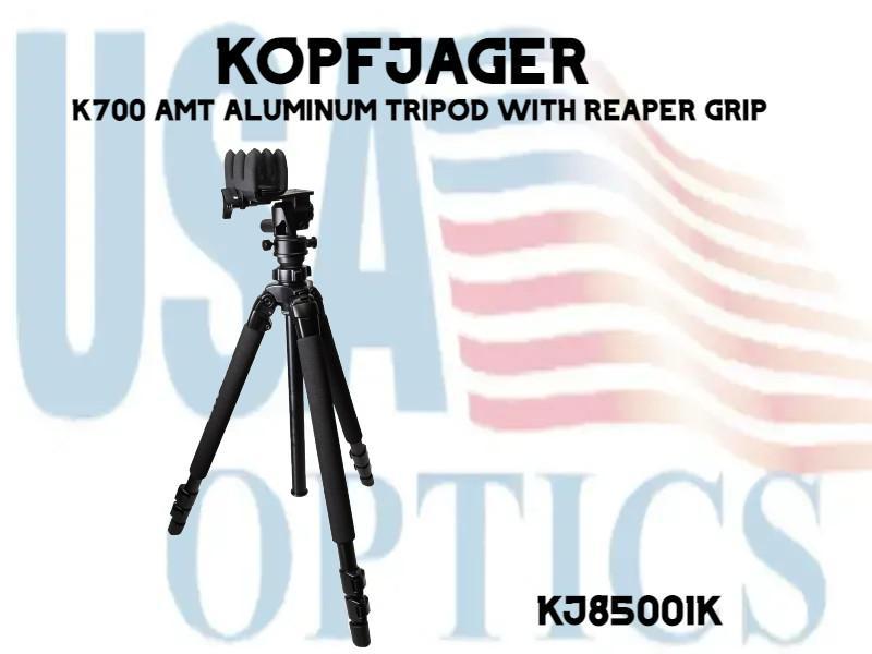 KOPFJAGER, KJ85001K, K700 AMT ALUMINUM TRIPOD WITH REAPER GRIP