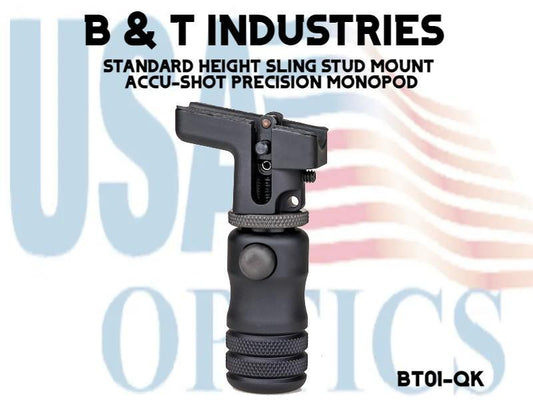 B & T INDUSTRIES, BT01-QK, STANDARD HEIGHT SLING STUD MOUNT ACCU-SHOT PRECISION MONOPOD