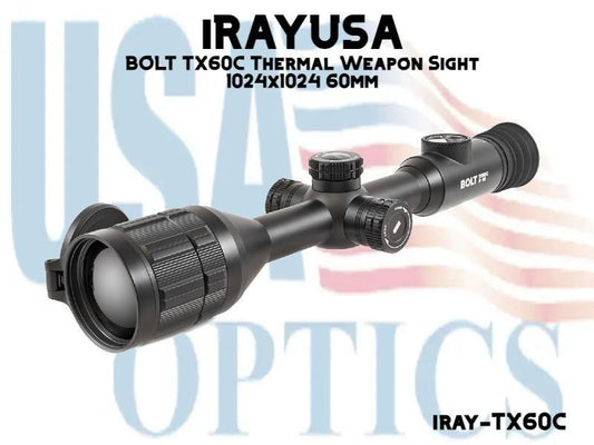 iRAYUSA, IRAY-TX60C, BOLT TX60C Thermal Weapon Sight 1024x1024 60mm